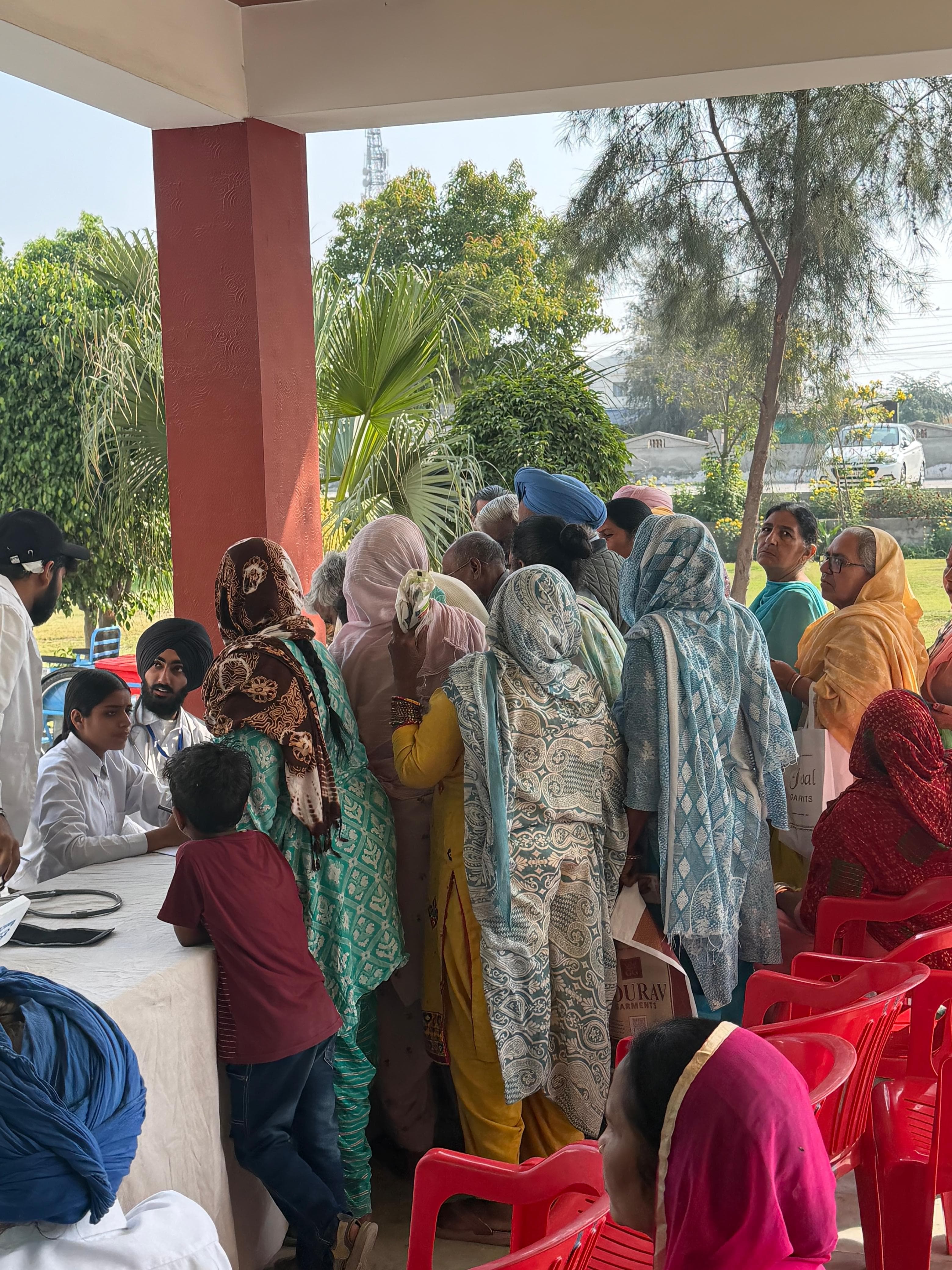 Medical camp checkup at Ajmer Palace